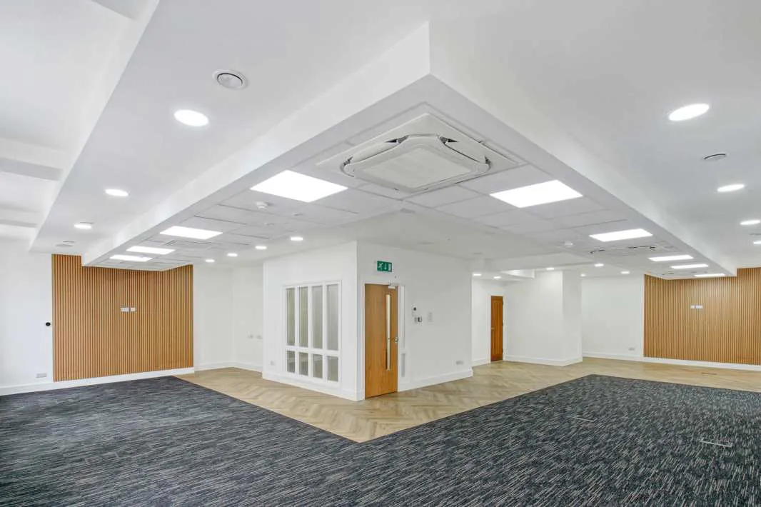 Refurbished open floor