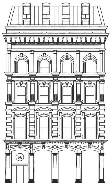 38 Lombard Street elevation drawing