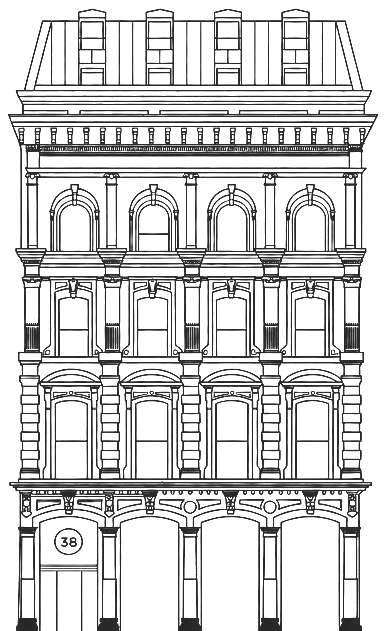 38 Lombard Street elevation drawing