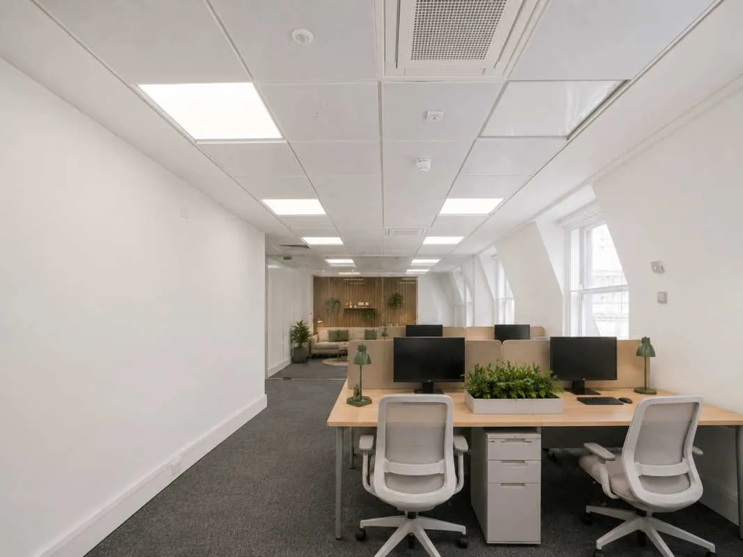 Workspace by the windows